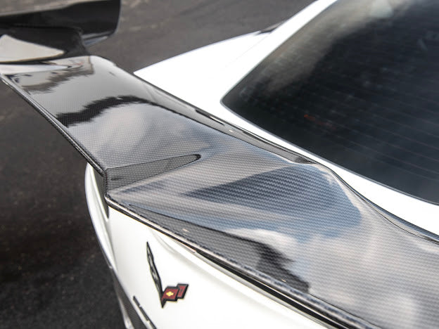*BLEMISHED-DISCOUNTED* 2014-2019 C7 Corvette - Carbon Fiber "ZR1 Conversion" High Rear Spoiler / Wing Package